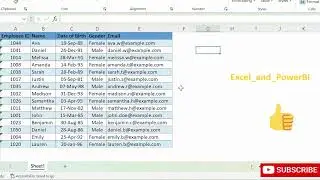 Short cut in Excel to Copy in Right and Down | Ctrl R & Ctrl D #Shorts
