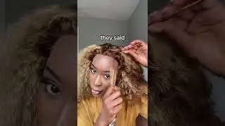 13x4 Lace frontal curly highlight 26inch human wig from SHEIN?!!