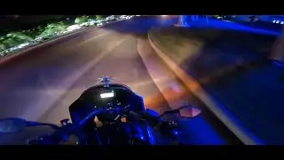 GoPro 10 night test on Honda CTX700