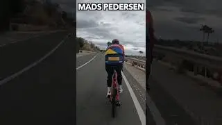 Mads Pedersen VS AMATEUR CYCLIST - CLIMBING SESSION #power #cycling #interval