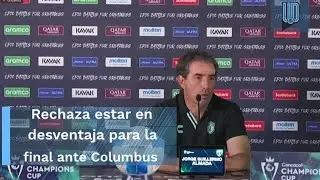 Rechaza Guillermo Almada desventaja de Pachuca ante Columbus Crew I Conferencia de prensa