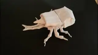 Easy origami beetle (printer paper friendly) design by Riccardo Foschi