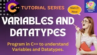 C++ Variables & Data Types | int float double bool Explained with Examples
