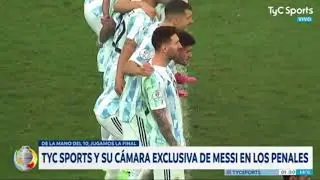 MESSI EUFÓRICO!!! Así vivió los penales ante Colombia el 10 Argentino!!💥💙🤍 - Copa América 2021