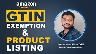 Amazon Product Listing With GTIN Exemption