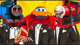 Thomas Train Vs McQueen Eater Vs Choo Choo Charles - Coffin Dance Meme Cover
