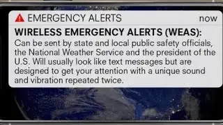 You will receive an emergency message Emergency alert on your mobile.Don't worry 