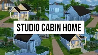 Studio Cabin Home - Sims 4 - Speed Build | BUILDMAS