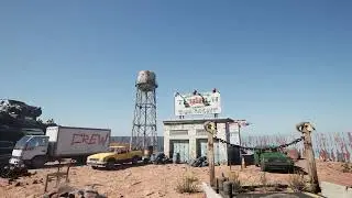 Unreal Engine 5  Cinematic Desert Highway. 