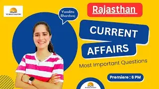 Rajasthan LDC & CET 2024 | Rajasthan Current Affairs Important MCQ With Tricks | LDC 2024 | CET 2024