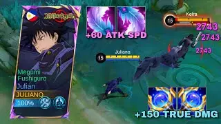 JULIAN GODLY TRUE DAMAGE BUILD | ONE SHOT EVERYONE! META BUILD + EMBLEM🔥