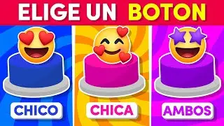 ¡Elige Un BOTÓN…! CHICO, CHICA o AMBOS 🔵🟡🟣 SI, NO o JAMÁS Xplay Trivia - Quiz BOTONES
