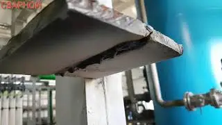 WELDING, CEILING SEAM, FOR BEGINNERS.