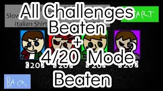 Scary Nights At Sebi TV's Chapter 1 All Challenges Beaten + 4/20 Mode Beaten