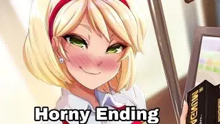 H-here’s your receipt, sir! [Horny ending]