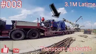 TruckVlog #003 Transport Agabaritic pompa de noroi 32T