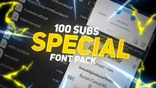 100 SUBS SPECIAL PIXELLAB FONT PACK