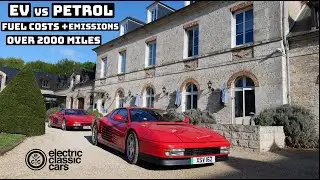 EV vs ICE 2000 mile road trip cost comparison