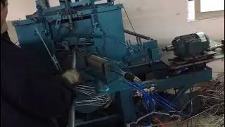 Double inverted wire hanger machine