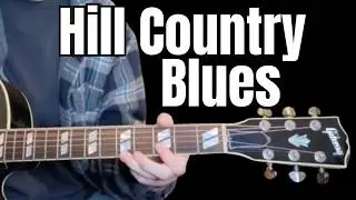 Poor Black Mattie in standard tuning - Hill Country Blues riff foundation guitar lesson