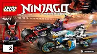 Лего Ниндзяго 2018 Уличная погоня LEGO Ninjago STREET RACE OF SNAKE JAGUAR 70639 #2