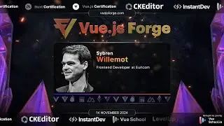 Vue.js Forge 2024: Sybren Willemot - Leveraging Ark UI Vue, Build your Own Component Library