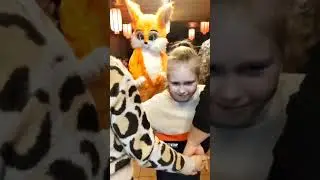 Танцы с Белкой в кафе