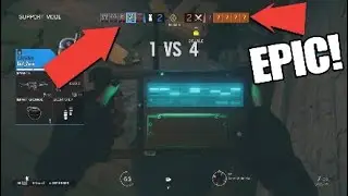 EPIC 1 VS 4 NINJA DEFUSE TO WIN!!! | Rainbow six Siege Operation Phantom Sight