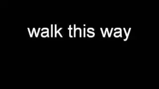 Aerosmith Walk This Way lyric video