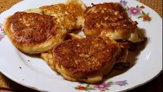 Оладьи на кефирном маринаде