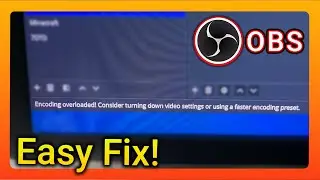 Encoding overloaded! Consider turning down video settings or using a faster encoding preset | FIX!
