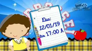 Convite Animado Novela Carrossel