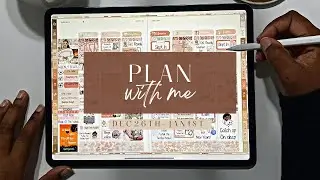 Digital Plan With Me I Ft. PinkPlannerShop & Digital Plans