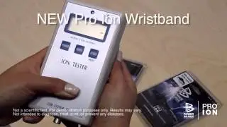 Power Balance PRO ION Wristband - Charged ION Test