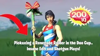 So I pickaxed a renegade raider in the cup... CRAZY INSANE EDITING MONTAGE CloZee -Koto #ChronicRC