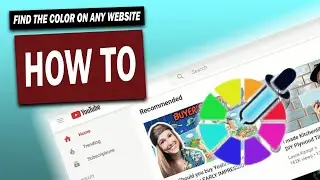 How to Find the Color Code on ANY Website!!!