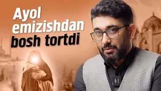 Ayol emizishdan bosh tortdi | 