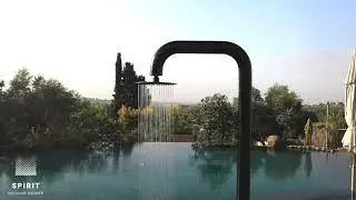 מקלחון חוץ לגינה דגם BLACK TUBE של גודלייף אאוטדורס