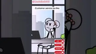 Customer service be like ( Meme Animation )  #animation  #customerservice  #managers #managersbelike