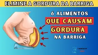 Os 6 alimentos que causam o acúmulo de gordura na barriga (gordura visceral) para EVITAR