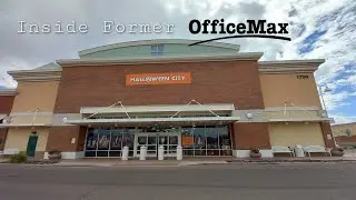Halloween City 2023 Inside Abandoned OfficeMax - Mesa AZ