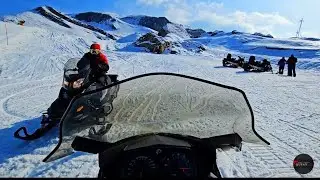 Кусары  / Катаюсь на Снегоходе  🤩 Горы  Шахдаг / Shahdag 2024 