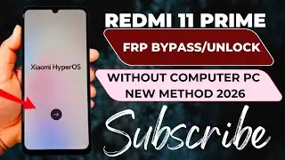 Redmi 11 Prime FRP Bypass 2026 | Google Account Remove Without PC | Easy Method 