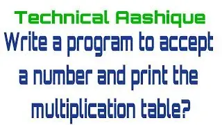 14.WAP to accept a number and print multiplication of table of given number in plsql