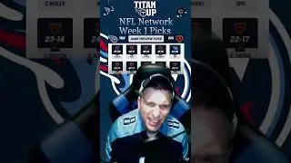 Titans vs Bears NFL Network Week 1 picks #nfl #titanup #titans #football #sports #fyp #afc #bears