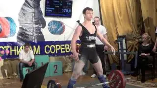 Чемпионат Иркутской области по пауэрлифтингу (тяга становая мужчины 74кг)