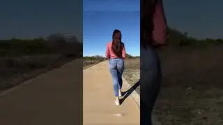 Skin tight sexy spandex walking