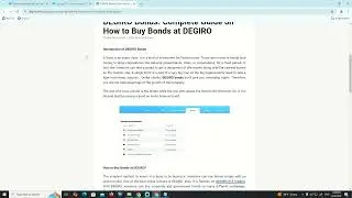 How to Buy Bonds on Degiro