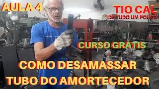 COMO DESAMASSAR TUBO DO AMORTECEDOR COFAP - Aula 4 ensinando fazer a ferramenta.