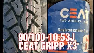 90/100-10 CEAT GRIPP X3 53J